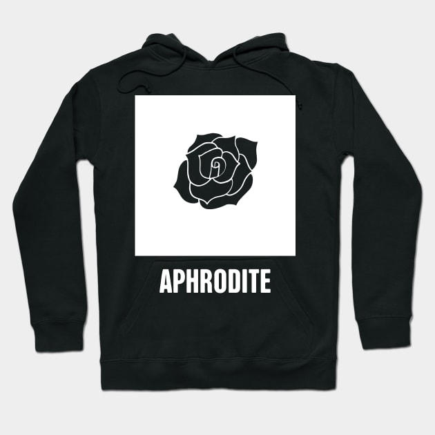 Aphrodite | Greek Mythology God Symbol Hoodie by MeatMan